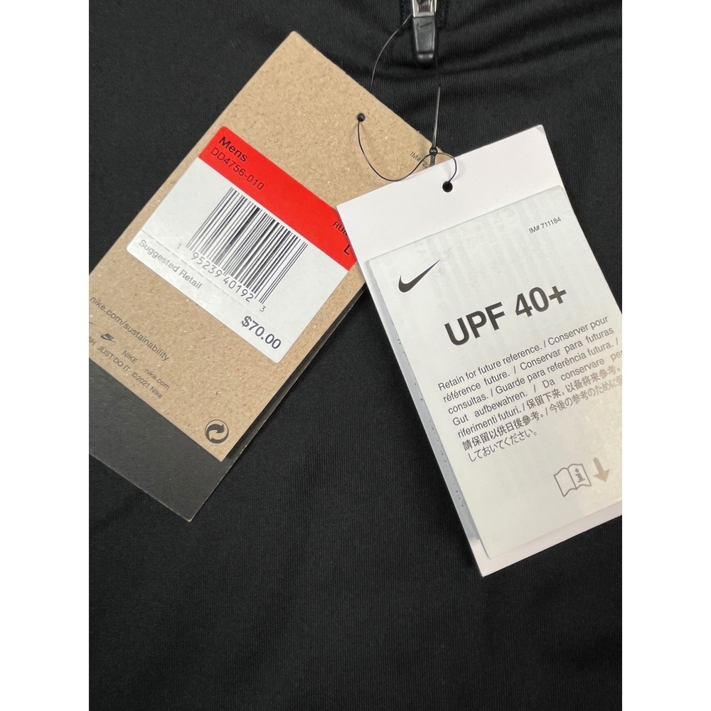 Nike Dri-Fit  LA Clippers Running Pullover Quarter‎ Zip Black Large Poly New - Picture 6 of 11